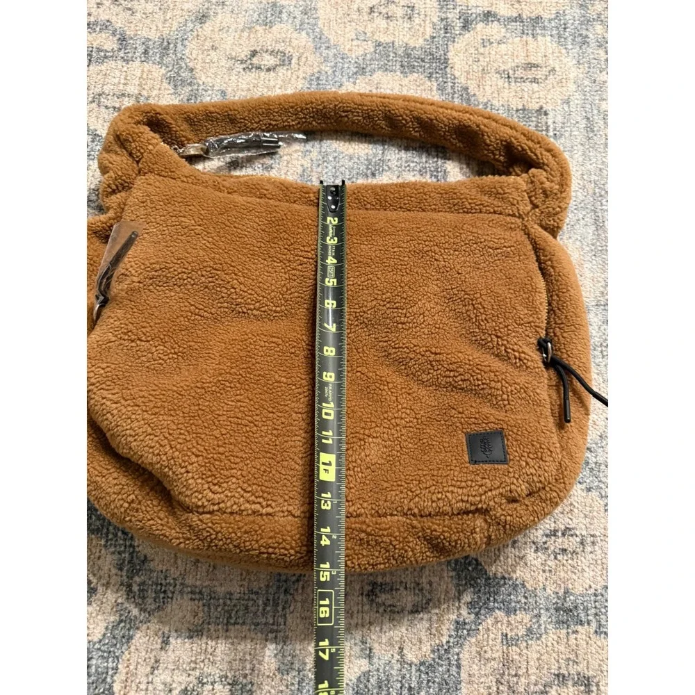 Free People Movement Cozy Carryall Sherpa Tote Bag Purse Coco‎ Teddy NWOT